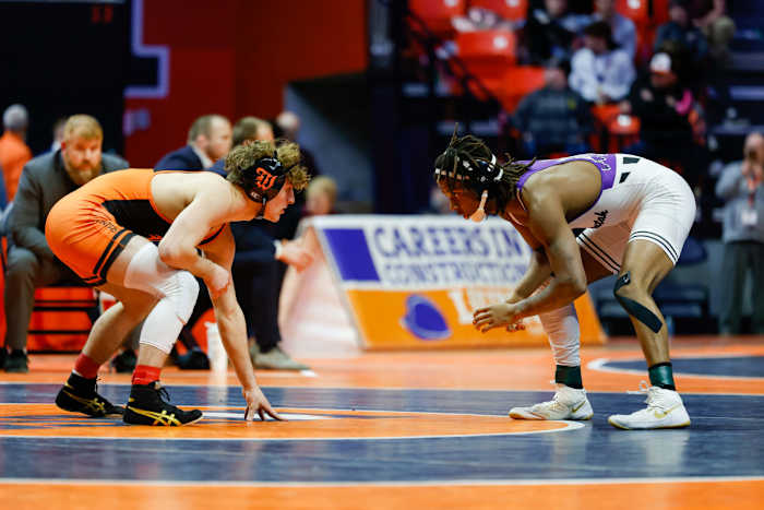 Illinois state wrestling championships February 18 2023 Nate Latsch 15419